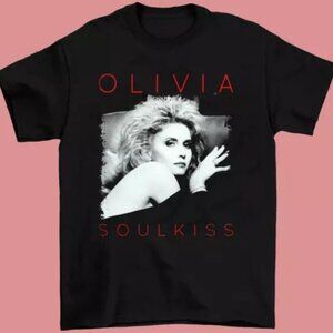 Olivia Newton-John Soul Kiss Album Cover Music Artist Fan Retro Style T-Shirt